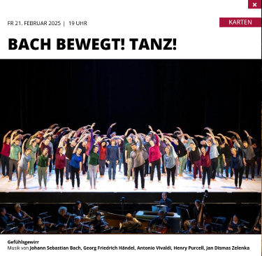 BACH BEWEGT! TANZ!