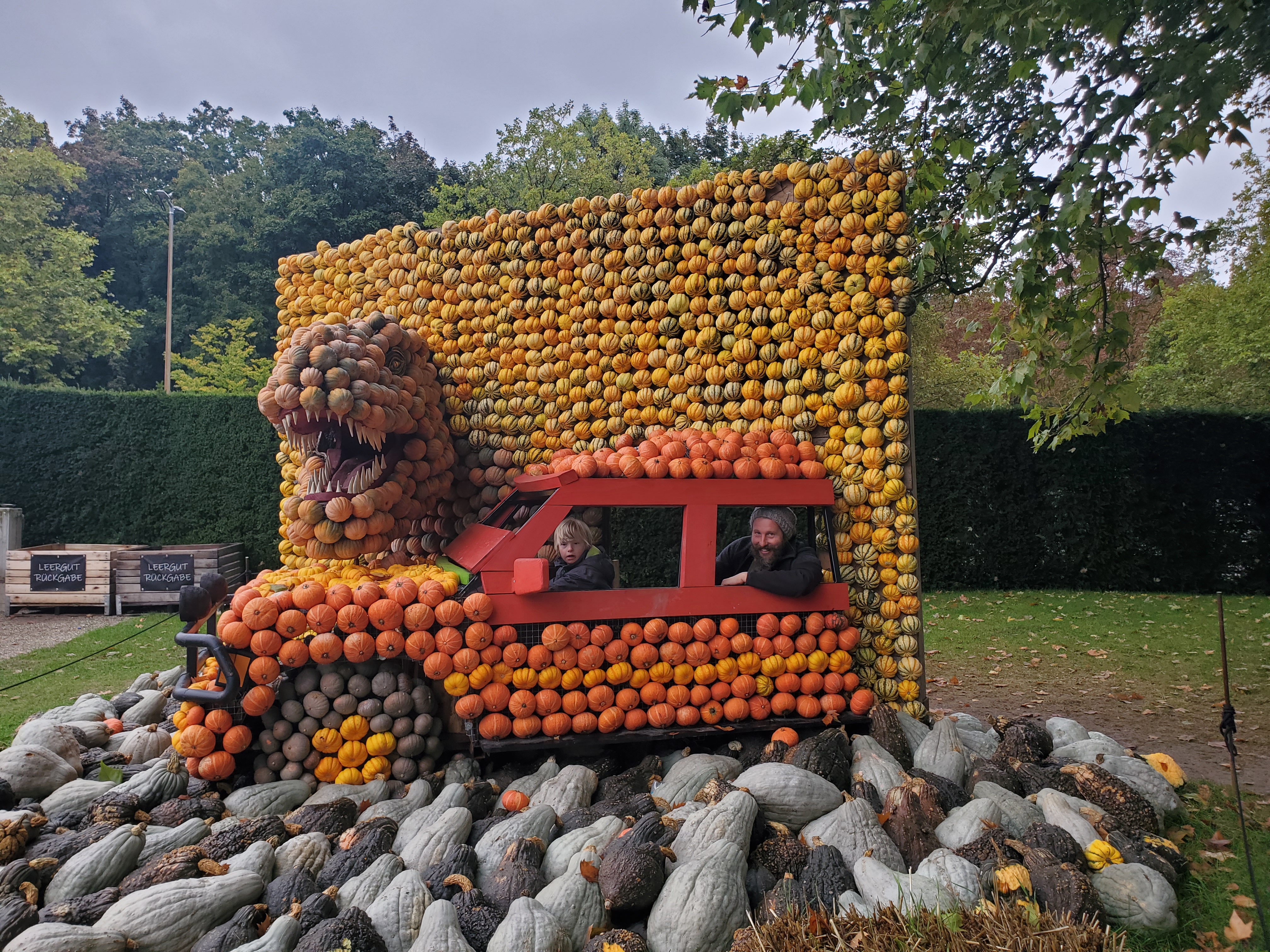 Auf der Kürbisausstellung